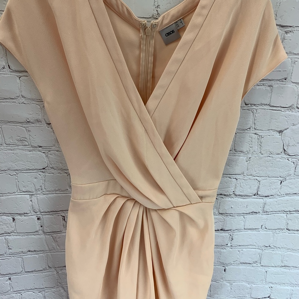 ASOS Wrap Front Mini Dress - Picture 3 of 6